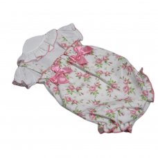 PQ210- Cerise: Baby Girls Luxury 2 Piece Outfit (0-12 Months)